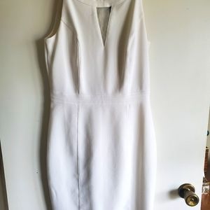 White House Black Market white cocktail dress